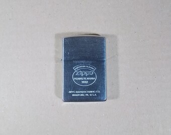 Vintage Metal Zippo, Original 1932 Replica Second Release, Zippo