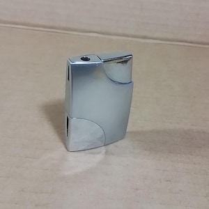 Vintage Gas Lighter SiverMatch Working Briquet Feuerzeug Lighter