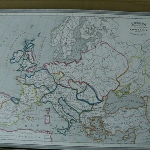 Mapa politico de europa y rusia en el año 1900