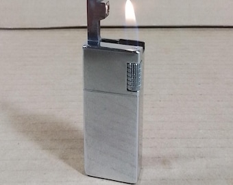 Vintage Oak Luna Gas Lighter Workin Lighter Accendino Briquet Feuerzeug