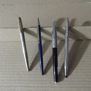 Vintage Ballpoint Lot x 4 Inoxcron Mechanical Pencil Pens, FlacB-5, Walker Pennamica, Bel,