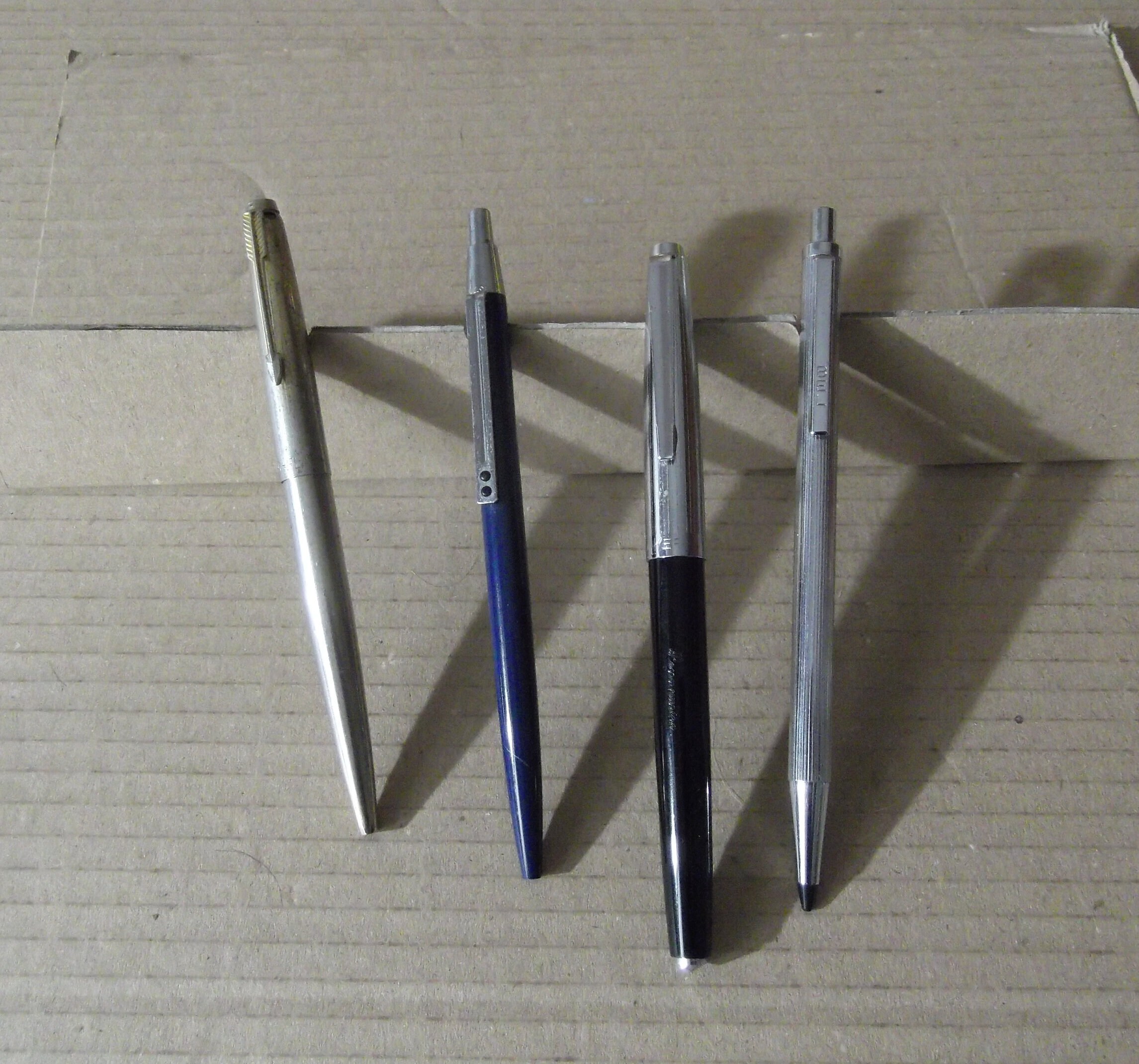 Vintage Ballpoint Lot X 4 Inoxcron Mechanical Pencil Pens