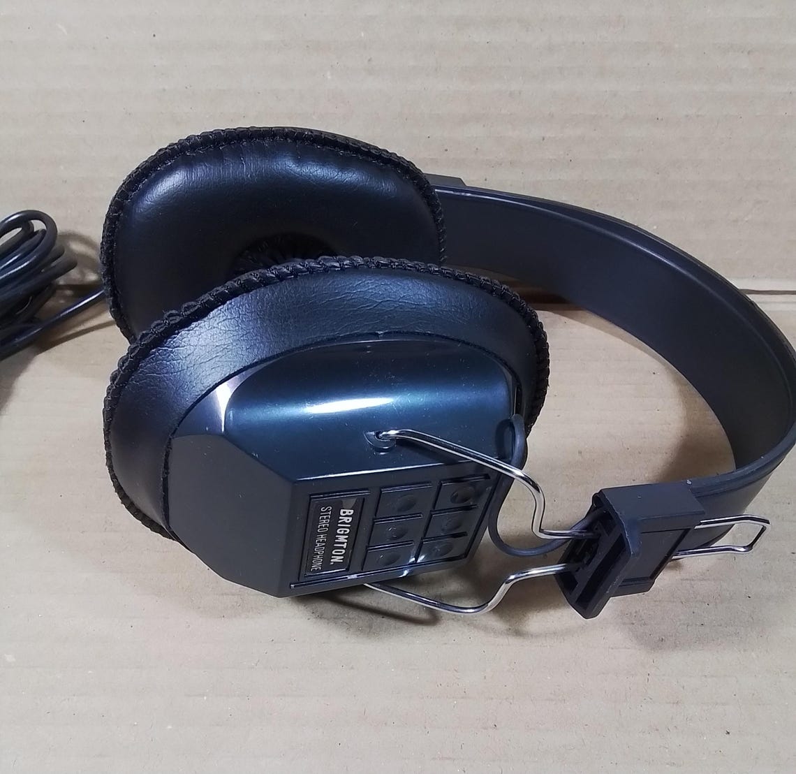 Vintage Brigmton Súper Dynamic Headfhone for Compact Disc Working, foto 4 di 5
