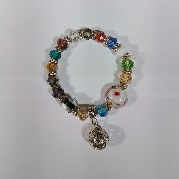 Vintage Pulsera Mujer Cristal Murano, bisuteria usada