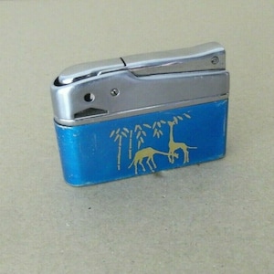 Sunflower Petrol Lighter Work Used vintage Briquet accendino 打火機 Feuerzeug