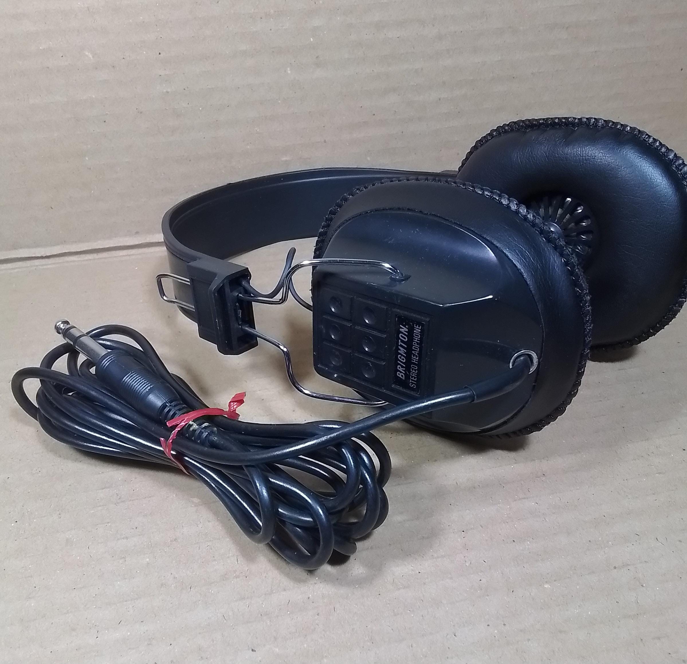 Casque Audio Vintage BRIGMTON BAU-30 – Série Haute Vélocité – Jack 3.5mm – Testé TBE