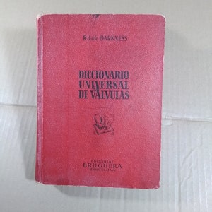 Vintage Book Electronics Universal Valve Dictionary Antique Technical Book 1948
