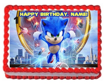 Sonic the Hedgehog Birthday Cake – Harvard Sweet Boutique Inc