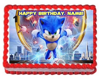 Sonic the Hedgehog Birthday Cake – Harvard Sweet Boutique Inc