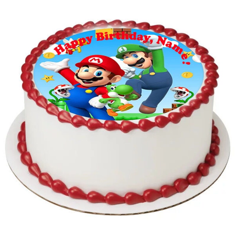 Edible Sugar Sheet Custom Edible Sugar Sheets/icing Etsy