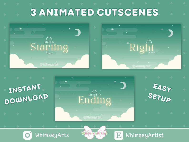 Celestial Star Animated Cutscenes for Streamers | Animated Overlays ...