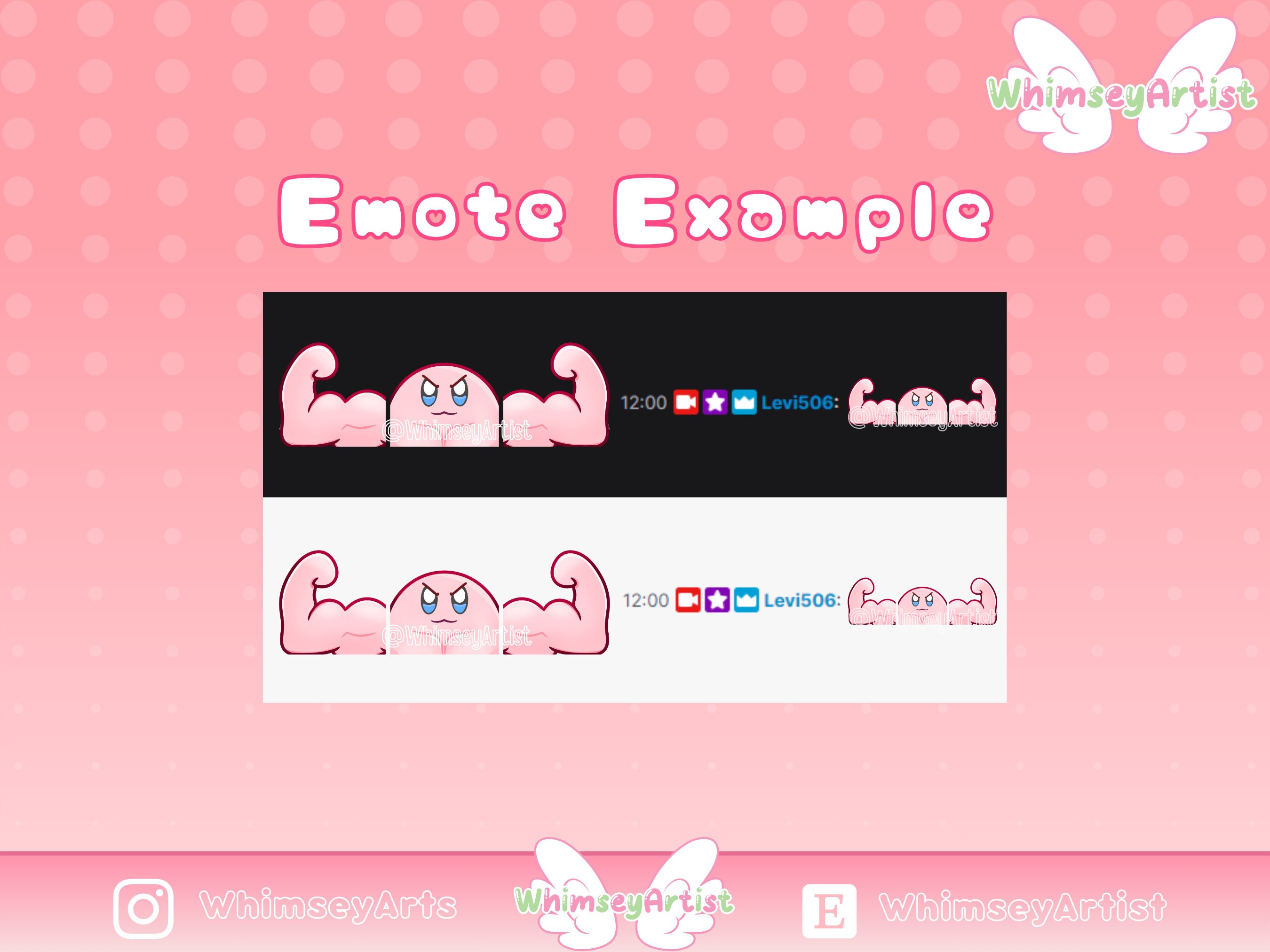 Strong Kirby Emotes, Buff Kirby, Funny Emotes, Kawaii Kirby Emotes ...
