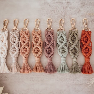 Macrame Keychains | Boho Keychains | Boho Macrame Keychain | Bag Charm | Handmade Gifts Ideas