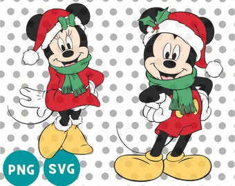 minnie mouse santa ensacark