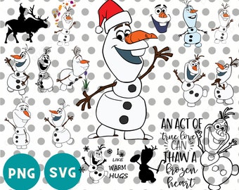 olaf deconstructed etsy