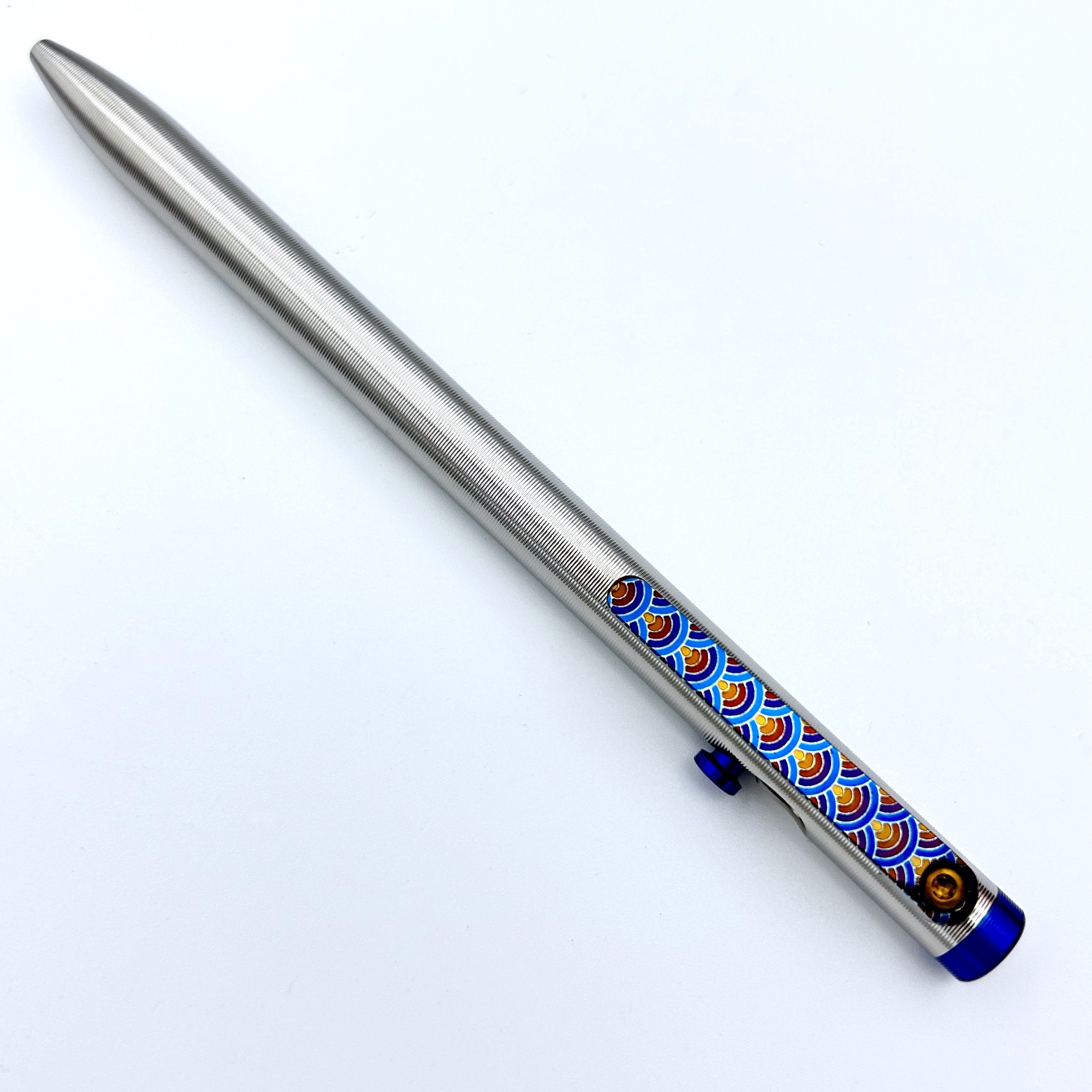 Tactile Turn - Titanium Slim Bolt Action Standard Size Pen