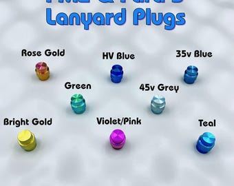 Titanium Plug sets for Spyderco Para 3 - c223gp in 8 color options