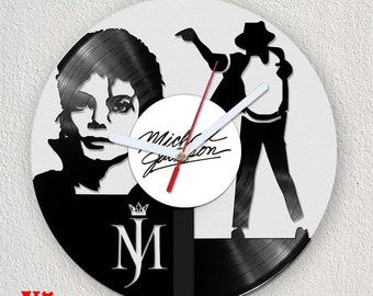 Michael Jackson Vinyl Record Wall Clock Gift Idea Art Decorate Home