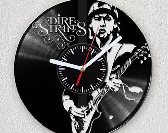 Dire Straits Vinyl Record Wall Clock Gift Idea Art Decorate Home