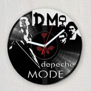 Depeche Mode Vinyl Record Wall Clock Gift Idea Art Decorate Home