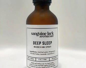Spray de magnésio para sono profundo