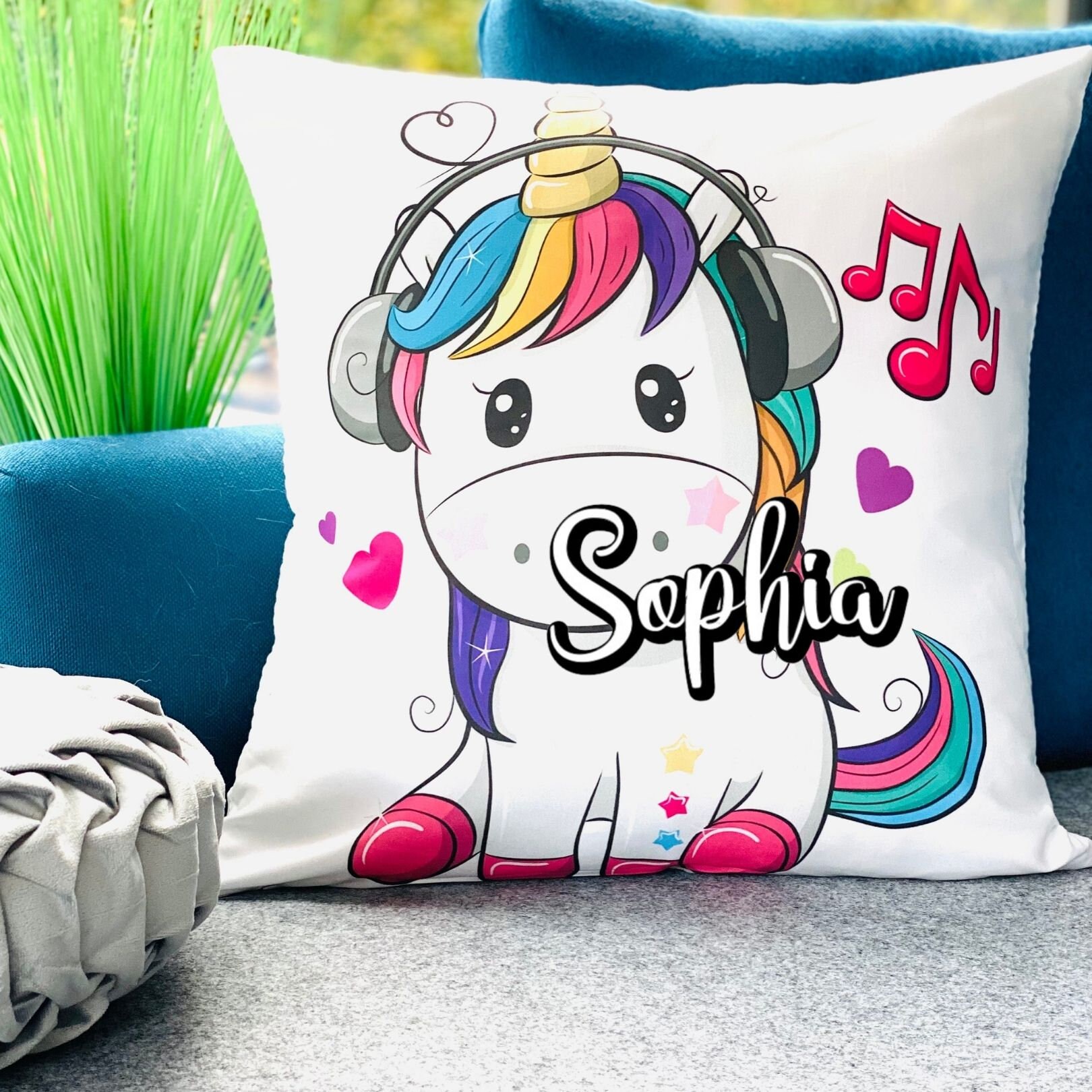 Unicorn Pillow - Etsy UK Unicorn Pillow - Etsy UK