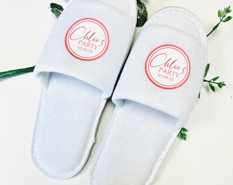 Pamper slippers | Personalised slippers for kids and adults | Bridesmaid slippers | bridal wedding slippers | Valentines slippers |