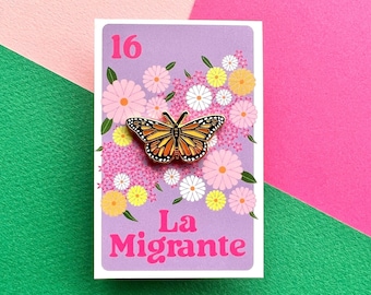 La Migrante / Monarch Butterfly /Hard Enamel Pin