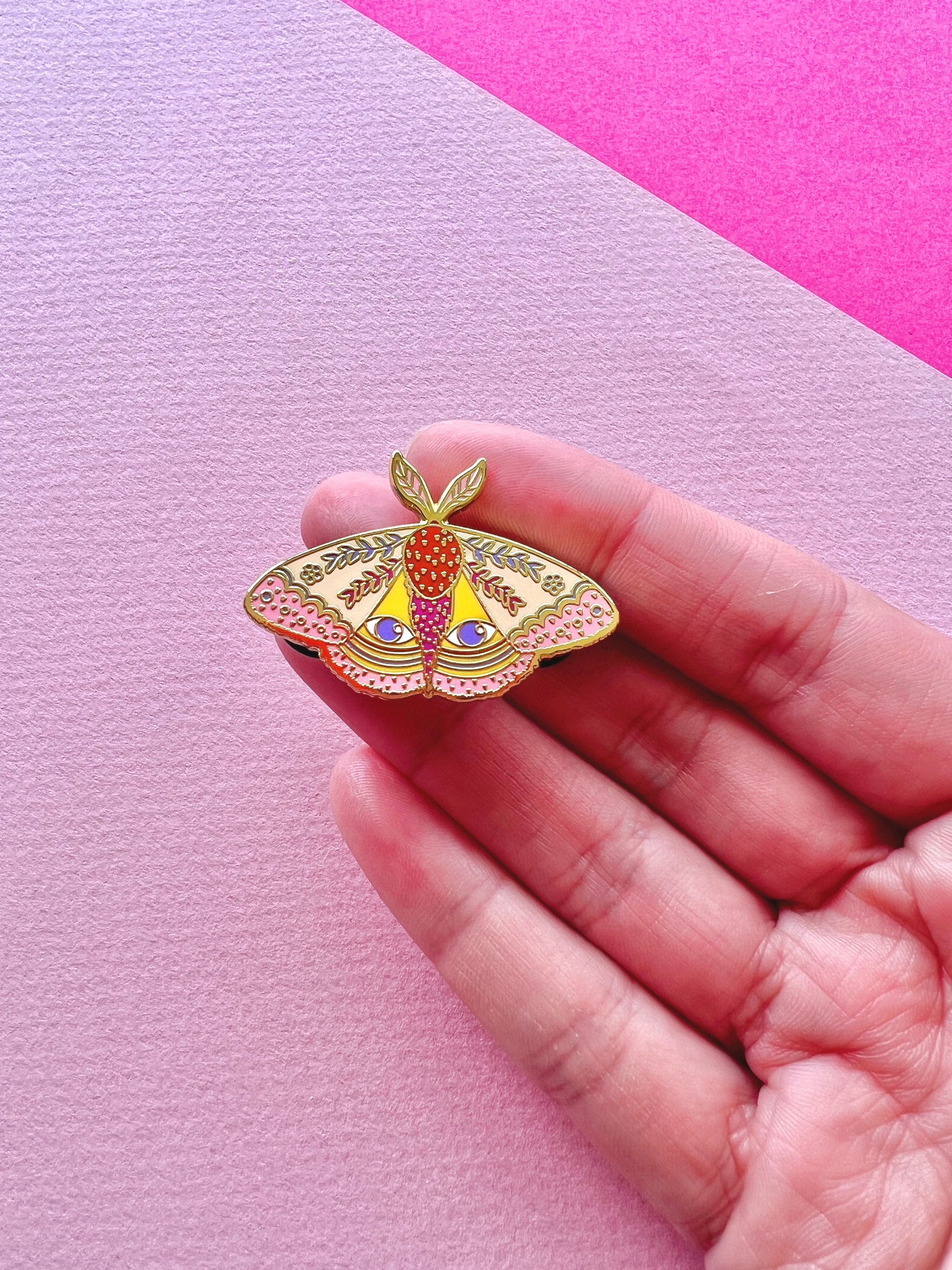 Enamel Pins — Store Paper Art, Originals, Prints, and more. — ANDREA CIRA