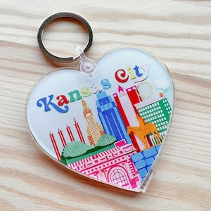 Porte-clés Kansas City Skyline