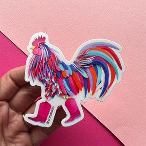 El Gallo Mexican Loteria Inspired Sticker