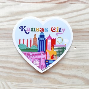 Kansas City Skyline  Sticker