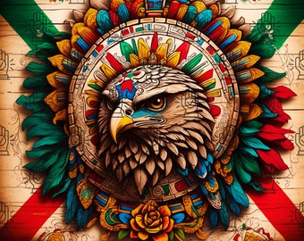 Aztec tumbler wrap png, Mexican flag png, mexican flag tumbler wrap, Aztec png, eagle tumbler wrap, eagle png Mexico png, mexico tumbler ong