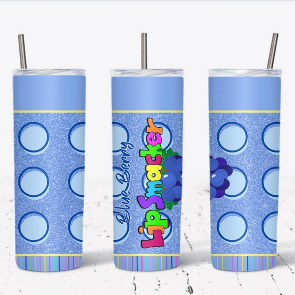 Lip smackers png, lip smacker tumbler wrap, chapstick png, chapstick tumbler wrap, 90s png, 90s tumbler wrap