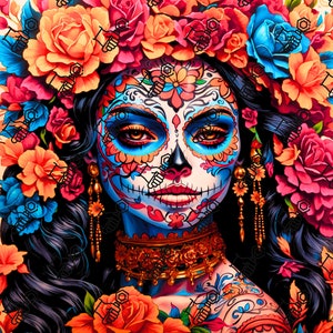 Dag van de doden bekerverpakking, dag van de doden png, Catrina bekerverpakking, Catrina png, Halloween bekerverpakking, Halloween png, kerstman png