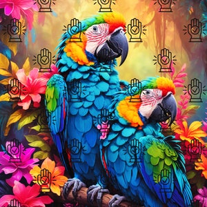 Mcaw tumbler wrap, mcaw png, mcaw art png, parrot tumbler wrap, parrot png, tropical tumbler wrap, tropical png. Sublimation tumbler wrap,