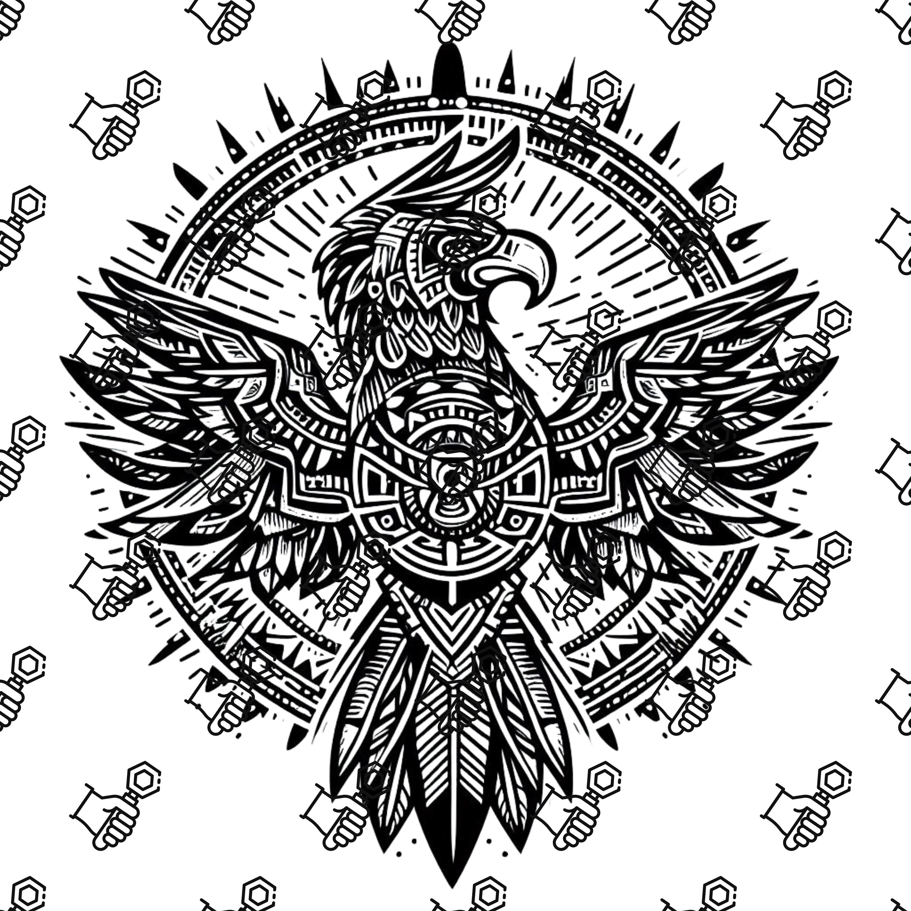 Aztec Png, Aztec, Aztec Uvdtf Png, Transparent , Aztec Eagle ...