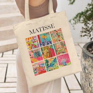Henri Matisse, Art Tote Bag, Matisse Tote Bag, Matisse Gift, Painting Bag, Tote Bag Aesthetic, Matisse Bag, Artsy Tote Bag, Artist Tote Bag