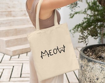 Cat Tote Bag, Cat Bag, Cat Lover Gift, Funny Cat Tote Bag, Cat Meme, Funny Tote Bag, Funny Cat Gifts, Cat Canvas Bag, Cat Market Bag