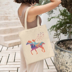 Horse Tote Bag, Horse Lover Tote, Horse Lover Bag, Tote Bag Horse, Horse Gifts For Girl Horse Lover Gift For Women For Girls Equestrian Gift