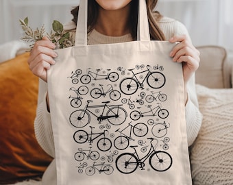 Cycling Gift, Bike Tote Bag, Cycling Tote, Gifts For Bike Riders, Gift For Cyclist, Bike Lover Gift, Cycling Gifts For Man For Women