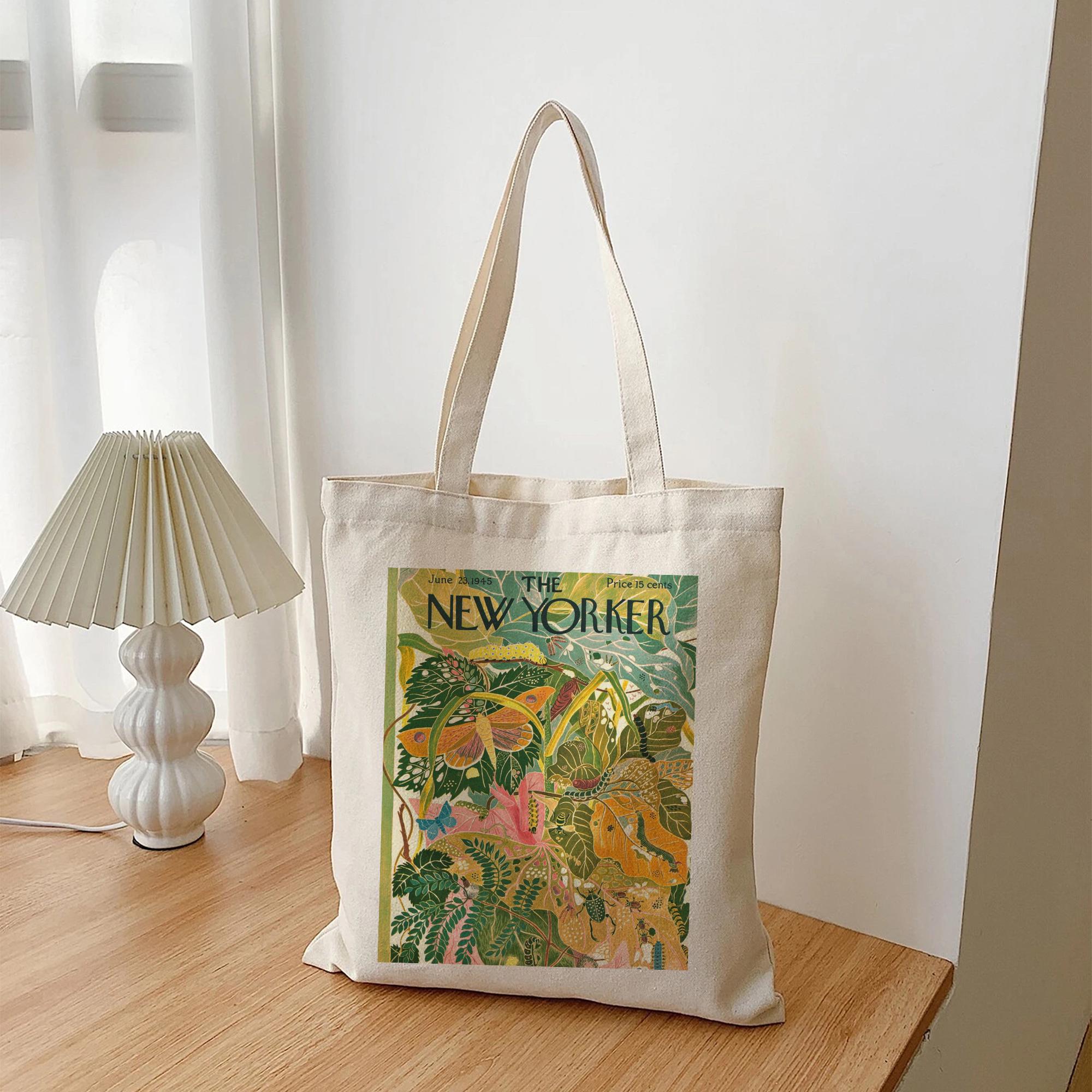 The New Yorker Tote Bag, Vintage New Yorker Tote, Aesthetic