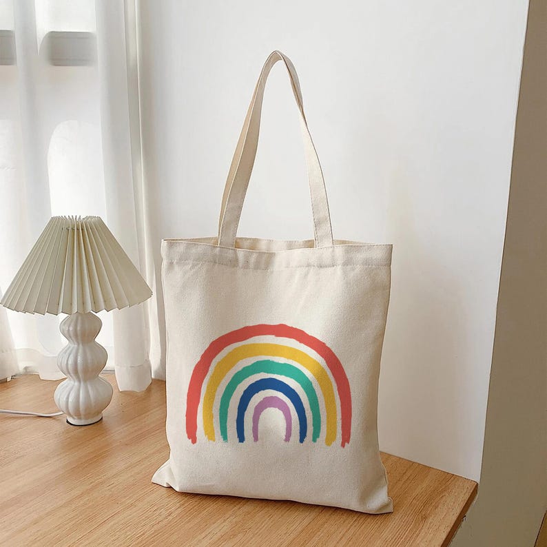 Rainbow Tote Bag: Pride Tote Bag, Pride Gifts, Rainbow Gifts