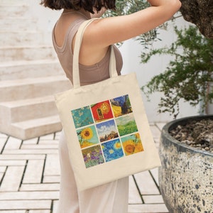 Van Gogh Bag, Art Tote Bag, Vincent Van Gogh, Gift For Artsy, Market Bag, Canvas Tote Bag Art, Shoulder Bag, Shopping Bag, Artsy Tote