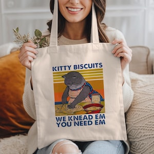Funny Cat Tote Bag, Cute Cat Tote, Cat Themed Cat Lady Cat Mom Tote, Animal Lover Cat Owner Cat Mom Gift, Cat Shopping Reusable Canvas Bag