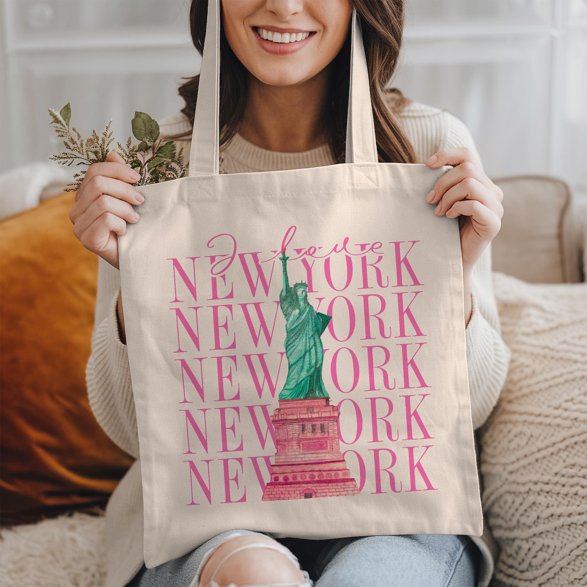 トートバッグ [rosa.K] Monopoly Tote bag_34 ( 3 COLOR) tote bags – Little Paper Blossom