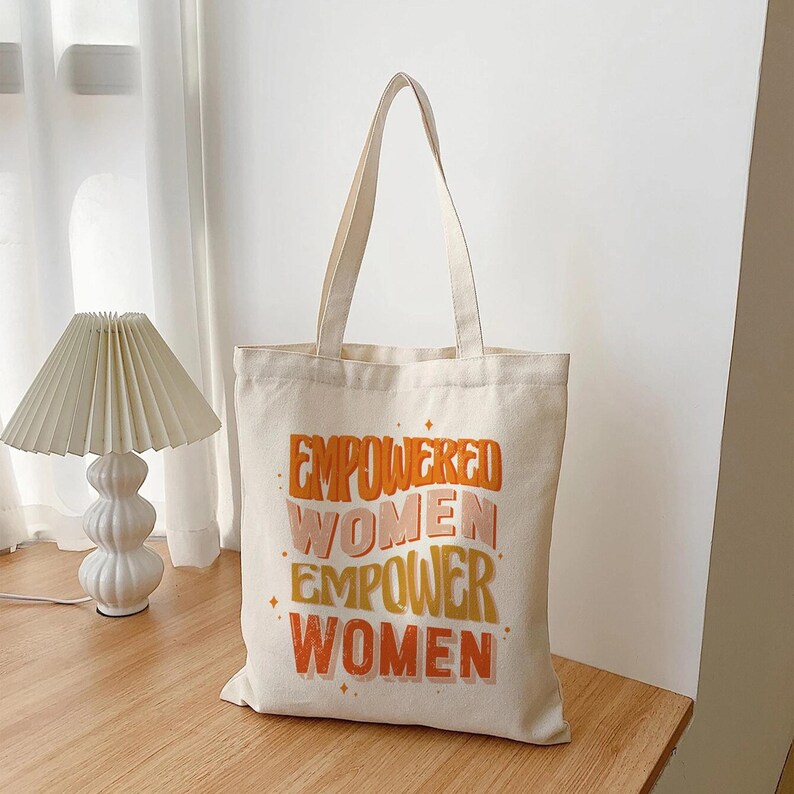 Feminist Tote Bag, Empowered Women Tote Bag, Feminism Tote, Feminist Gift, Womens Rights Tote, Female Empowerment, International Women's Day