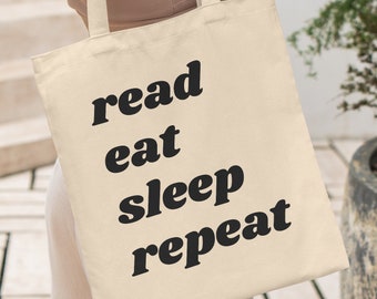 Book Tote Bag, Book Bag, Book Lover Bag, Literary Gift, Library Tote Bag, Book Lover Gift, Bookish Gifts, Teacher Tote Bag, Canvas Tote Bag