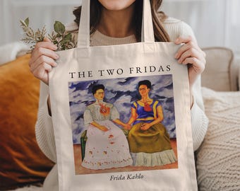 Frida Khalo Tote Bag: Gifts For Art Lovers, Art Bag, Frida Khalo Gifts, Cinco De Mayo, Feminist Gifts