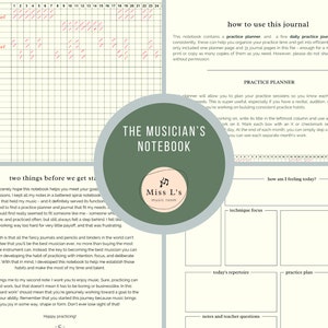 The Musician’s Notebook - Practice Journal